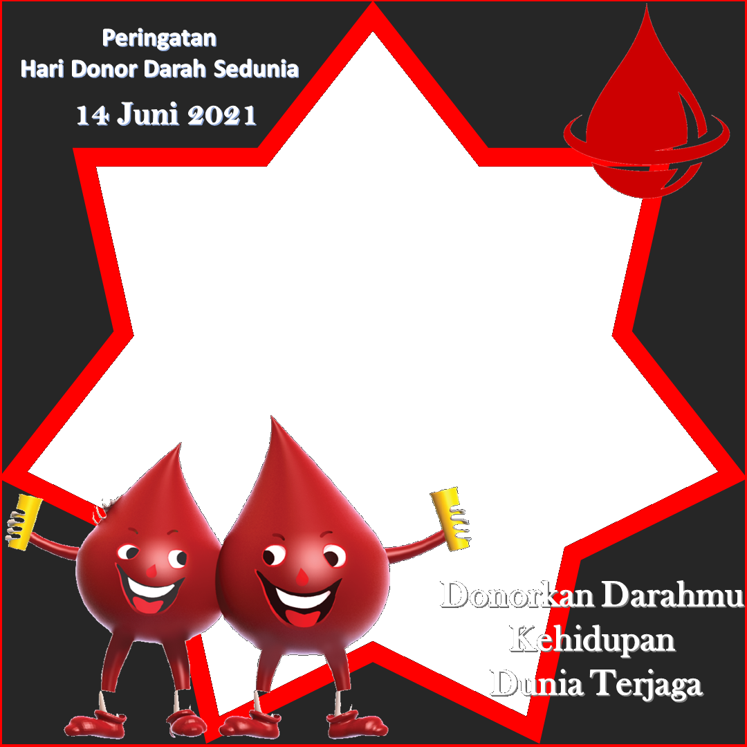 twibbon Hari Donor Darah Sedunia 2021