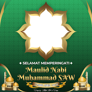 Desin Twibbon maulid nabi muhammad SAW 2021