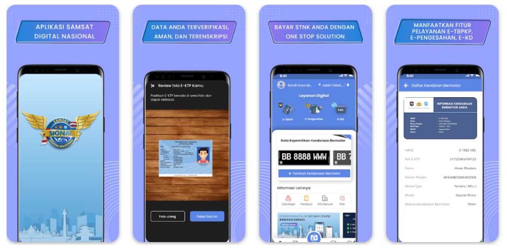 aplikasi signal untuk cek pajak motor