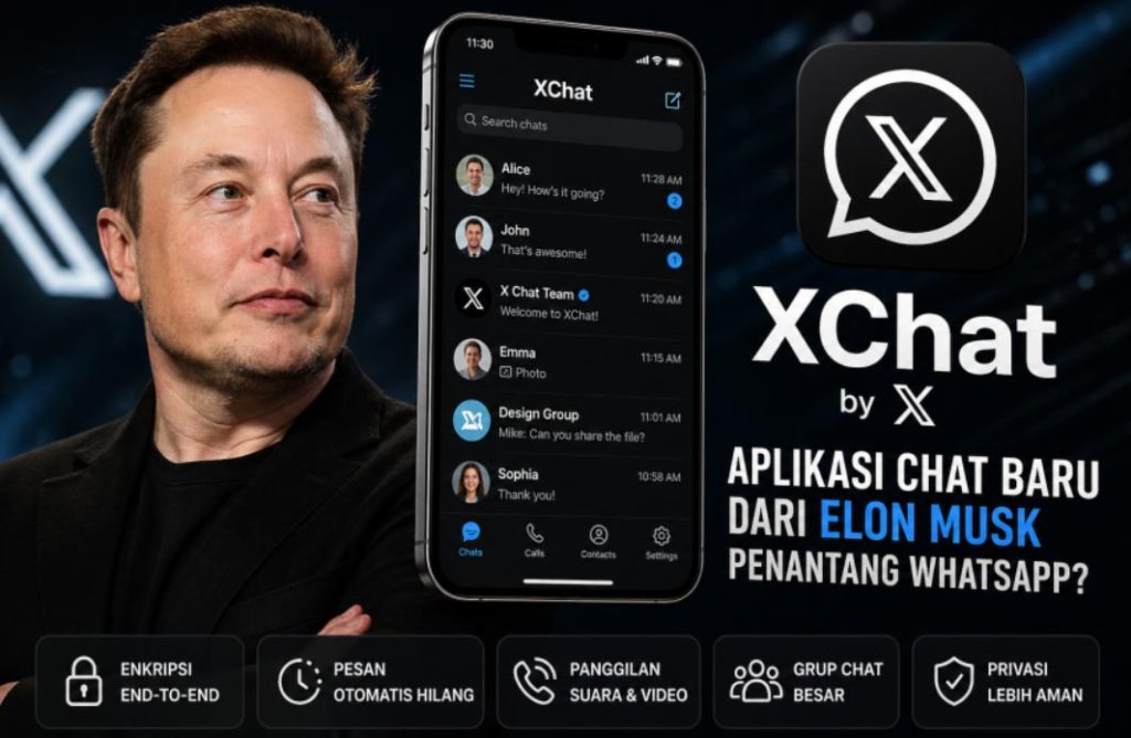 Bisakah XChat Menggantikan WhatsApp