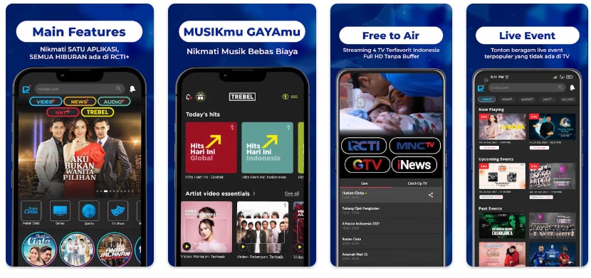 Cara Nonton RCTI Live Streaming di HP