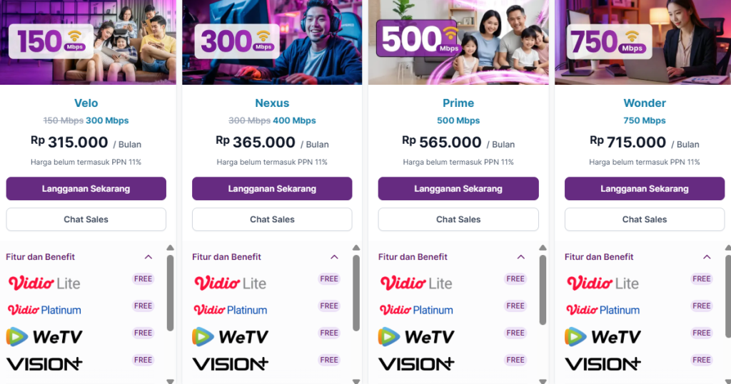 daftar harga WiFi MyRepublic paket internet rumah terbaru 2026