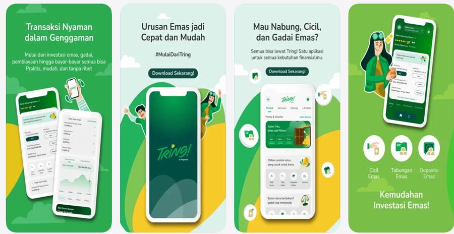 Fitur Utama Aplikasi Tring Pegadaian