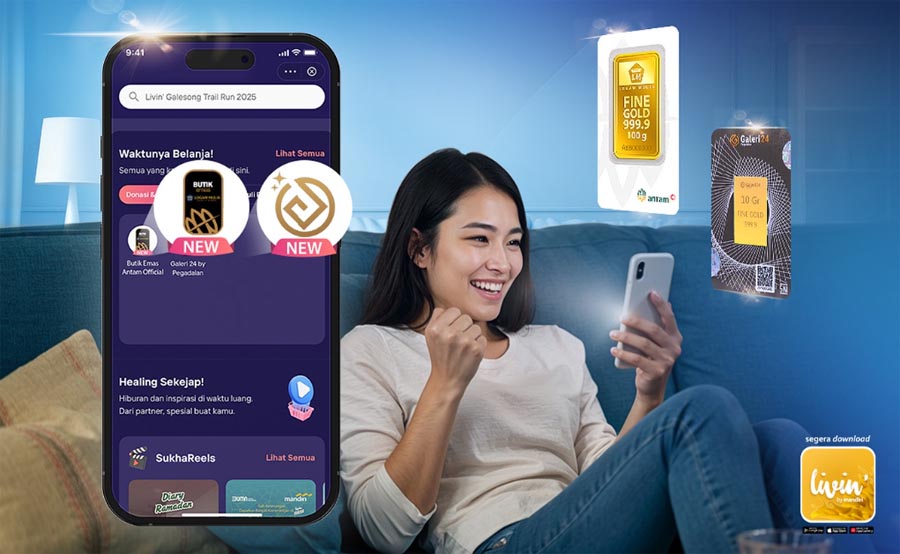 pilihan cara cicil emas di bank mandiri
