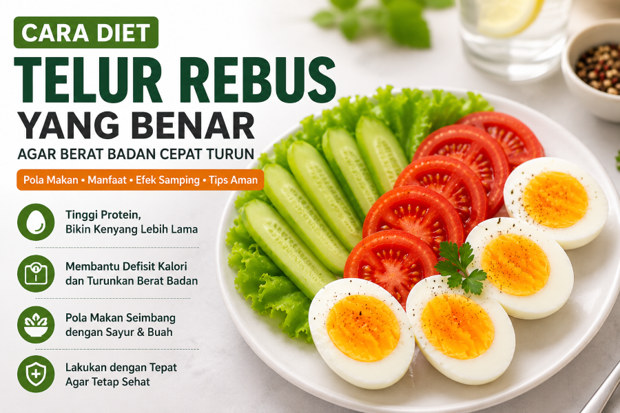cara diet telur rebus yang benar