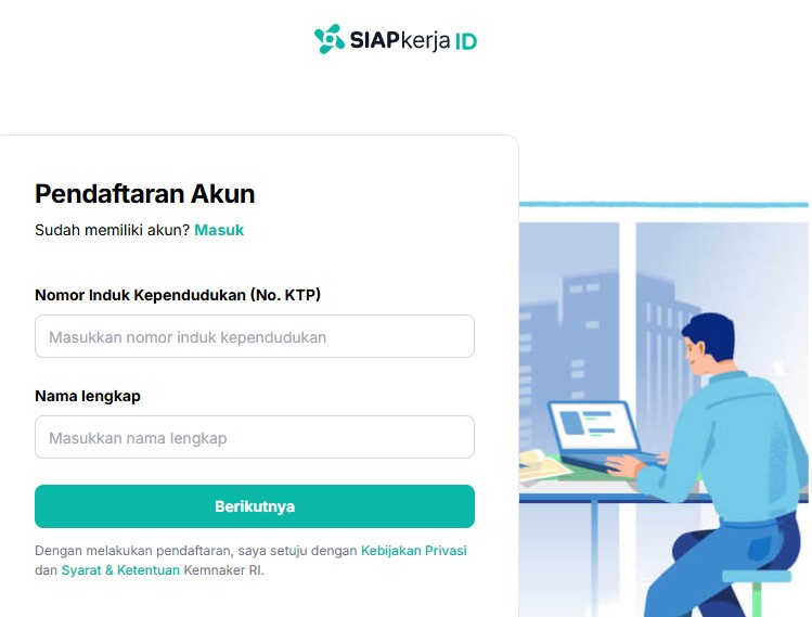 daftar akun siapkerja