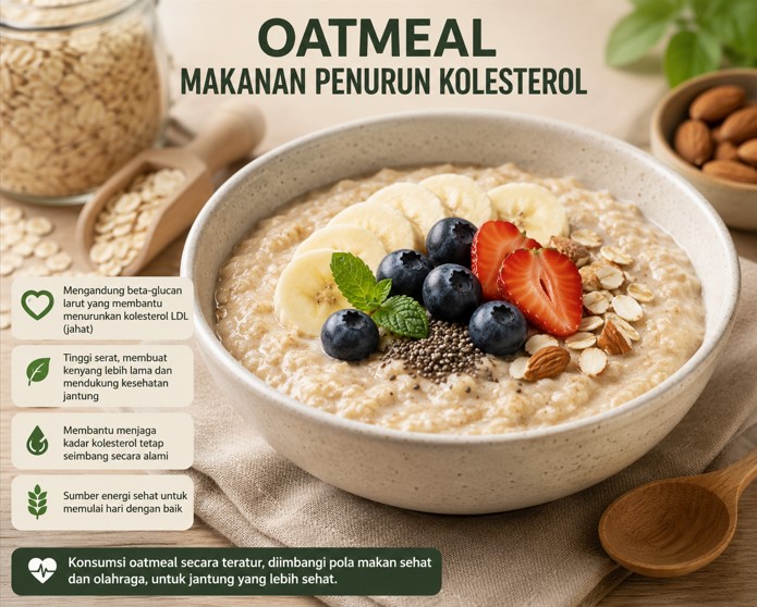 oatmeal penurun kolesterol