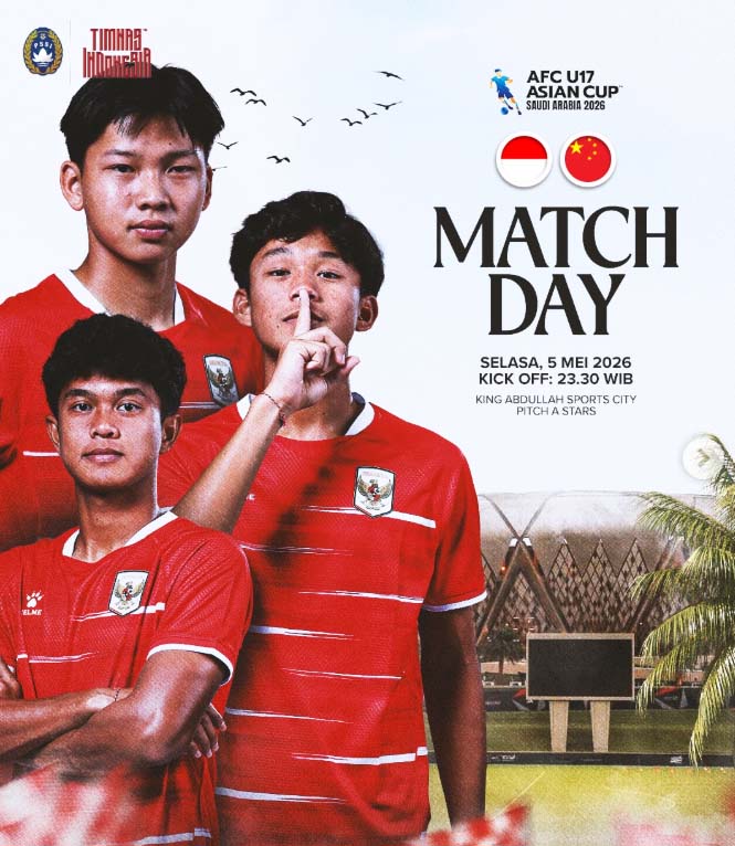 timnas indonesia vs china Piala asia U17 2026