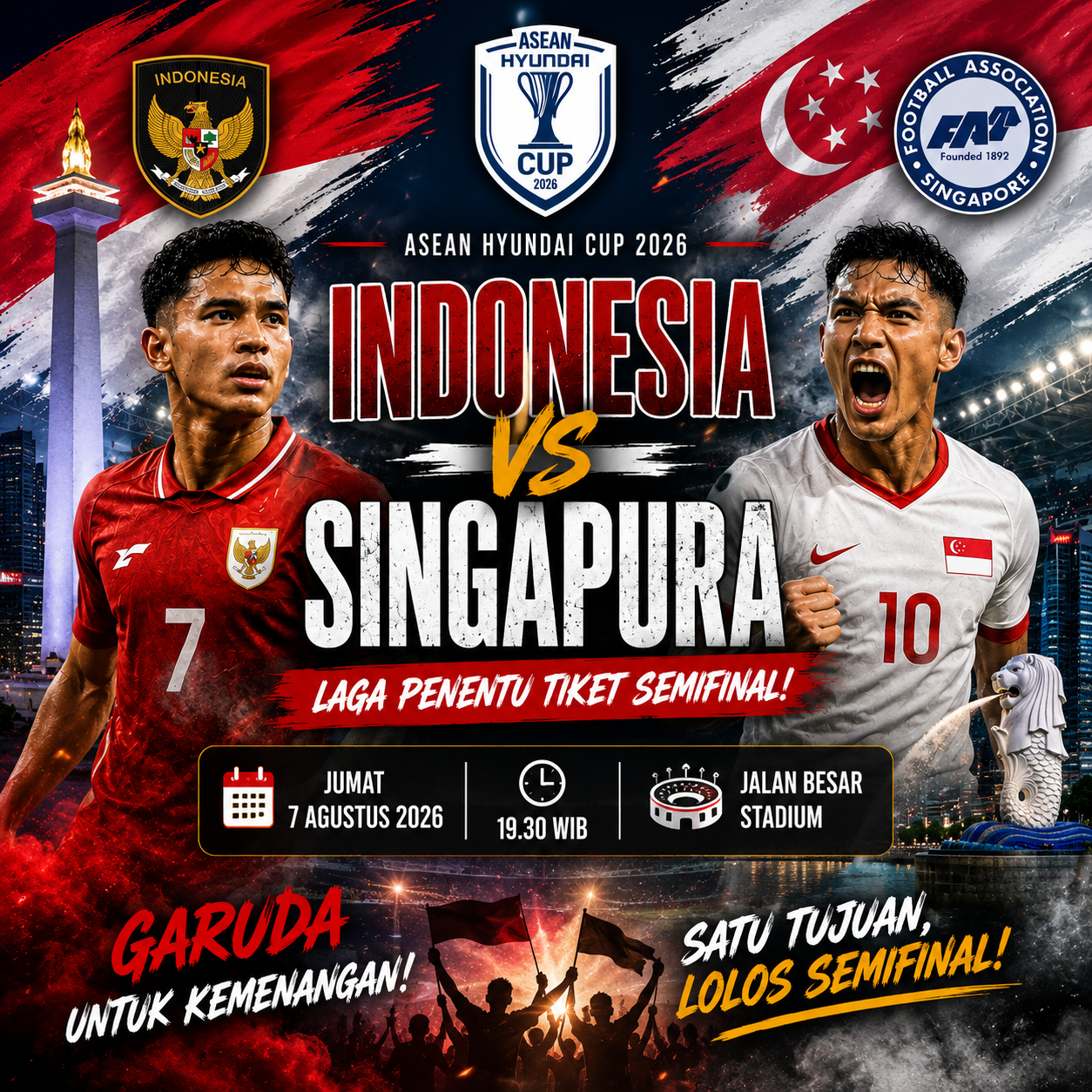 Indonesia vs singapura