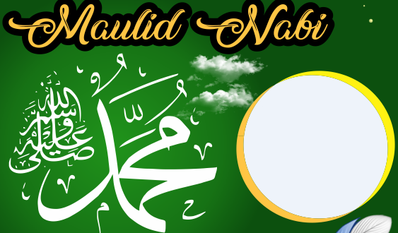 Twibbon Maulid nabi muhammad SAW 2021