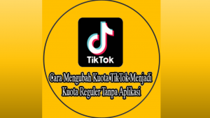Cara Mengubah Kuota TikTok Menjadi Kuota Utama