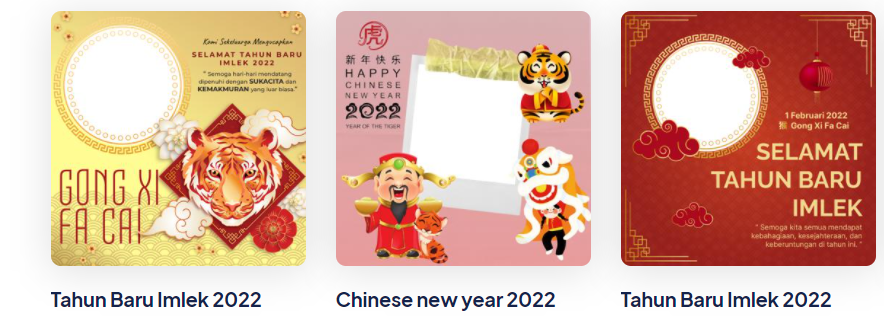 Twibbon Tahun Baru imlek 2022 Atau 2573