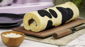 Resep Bolu Gulung Motif Sapi