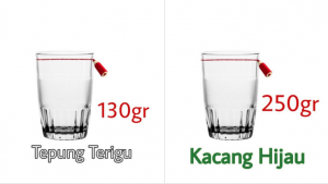 Cara Menakar Ukuran Gelas Belimbing Pengganti Timbangan