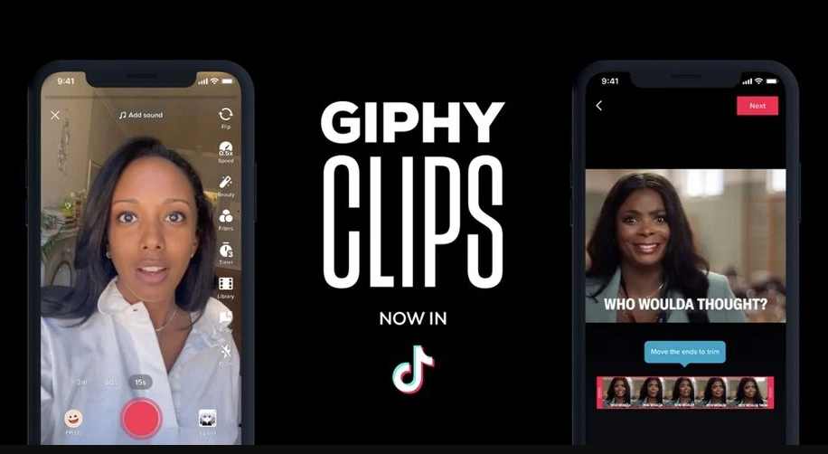 Sekarang Anda Dapat Menambahkan Klip GIPHY Ke Video TikTok