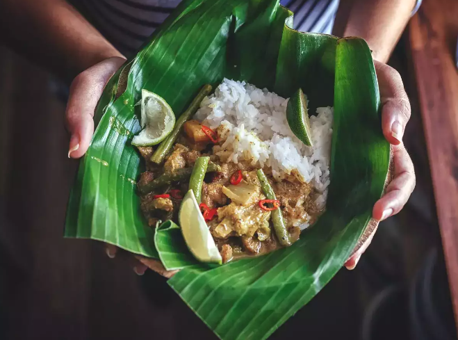 Tips memasak makanan di daun pisang