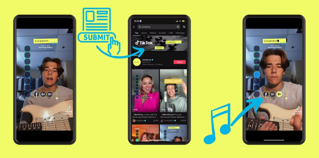 SteamDrop : Cara Menggabungkan Lagu Kolaborasi Di TikTok