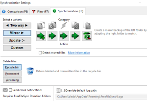FreeFileSync-Sinkronisasi & Backup Data