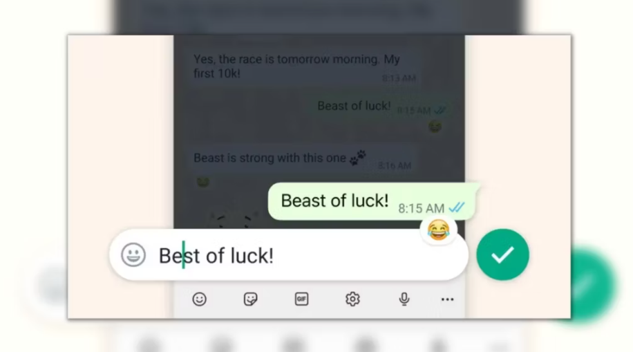 Cara Mengedit Pesan WhatsApp Setelah Mengirim