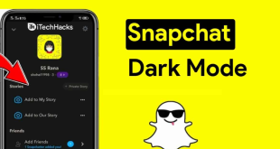 Mode Gelap Snapchat di Android