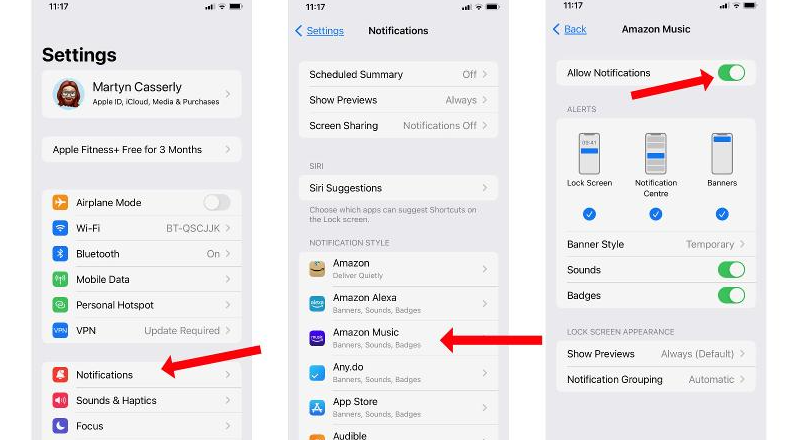 Cara Menonaktifkan Notifikasi dari Aplikasi Tertentu di iPhone