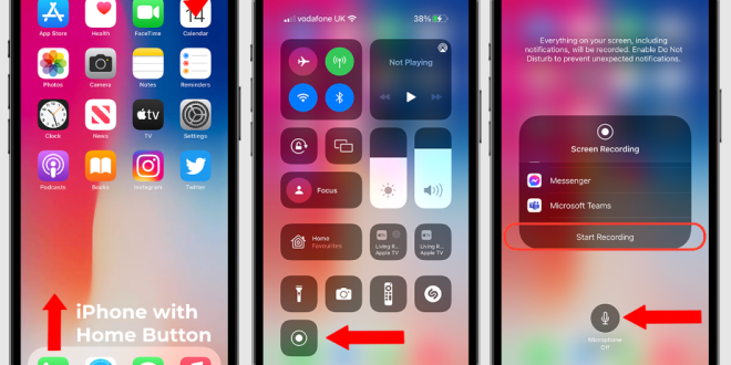 Cara Melakukan Screen Recording di iPhone