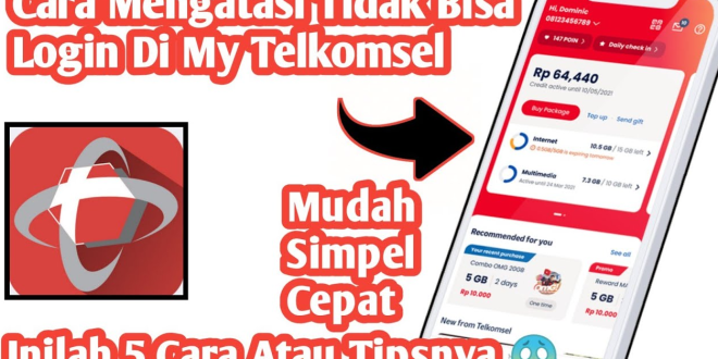 Masalah login MyTelkomsel