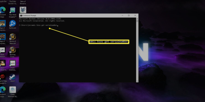 Cara Menemukan Nomor Seri Laptop Windows