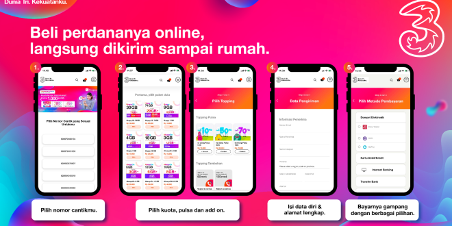 aktivasi paket internet Tri