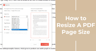Cara Memperbesar Ukuran PDF Secara Online dan Offline