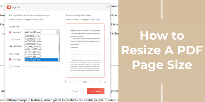 Cara Memperbesar Ukuran PDF Secara Online dan Offline
