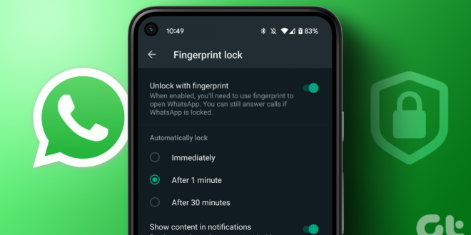 Cara Mengunci Seluruh Aplikasi WhatsApp dengan Biometrik