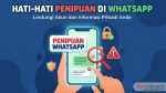Cara Menghindari Penipuan di WhatsApp