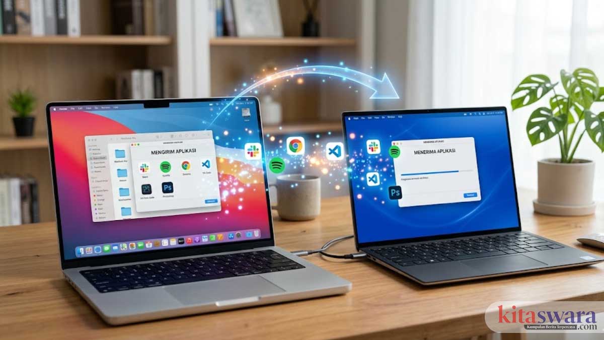Cara Mengirim Aplikasi dari Laptop ke Laptop Tanpa Install Ulang, Praktis dan Cepat
