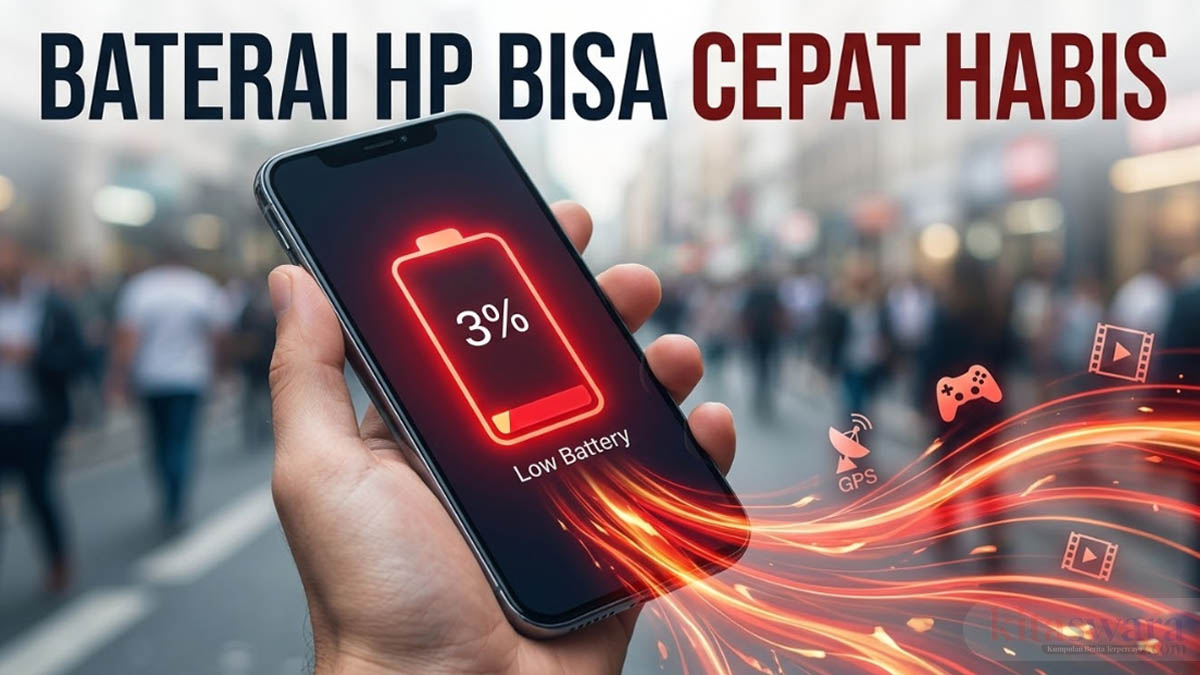 Baterai HP Cepat Habis? Ini 7 Penyebab yang Sering Tidak Disadari dan Cara Mengatasinya