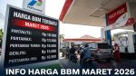 info harga bbm maret 2026