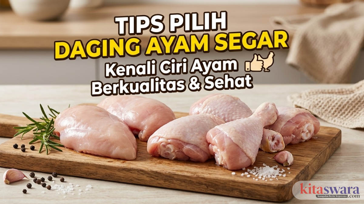 Tips Pilih Daging Ayam Segar, Cuma 10 Detik Langsung Tahu Layak atau Tidak