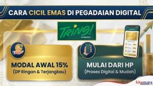 Cara Cicil Emas di Tring Pegadaian: Modal 15% Sudah Bisa Mulai dari HP