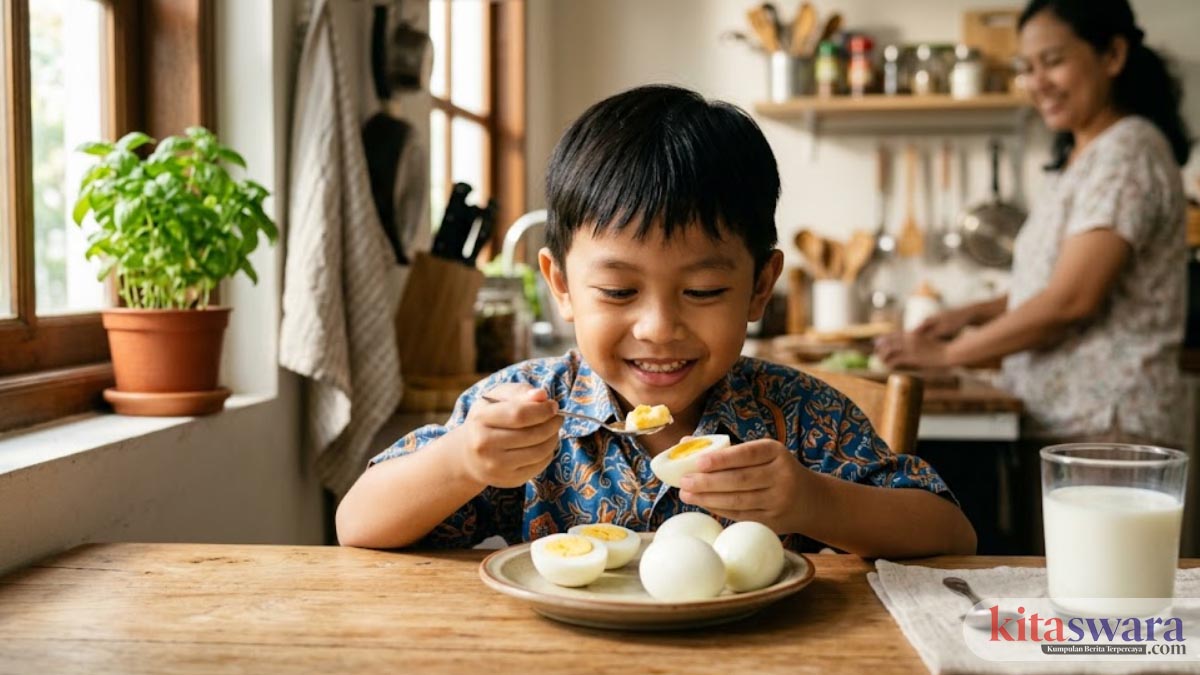 Manfaat Telur Rebus untuk Anak: Sederhana, Murah, tapi Penting untuk Tumbuh Kembang