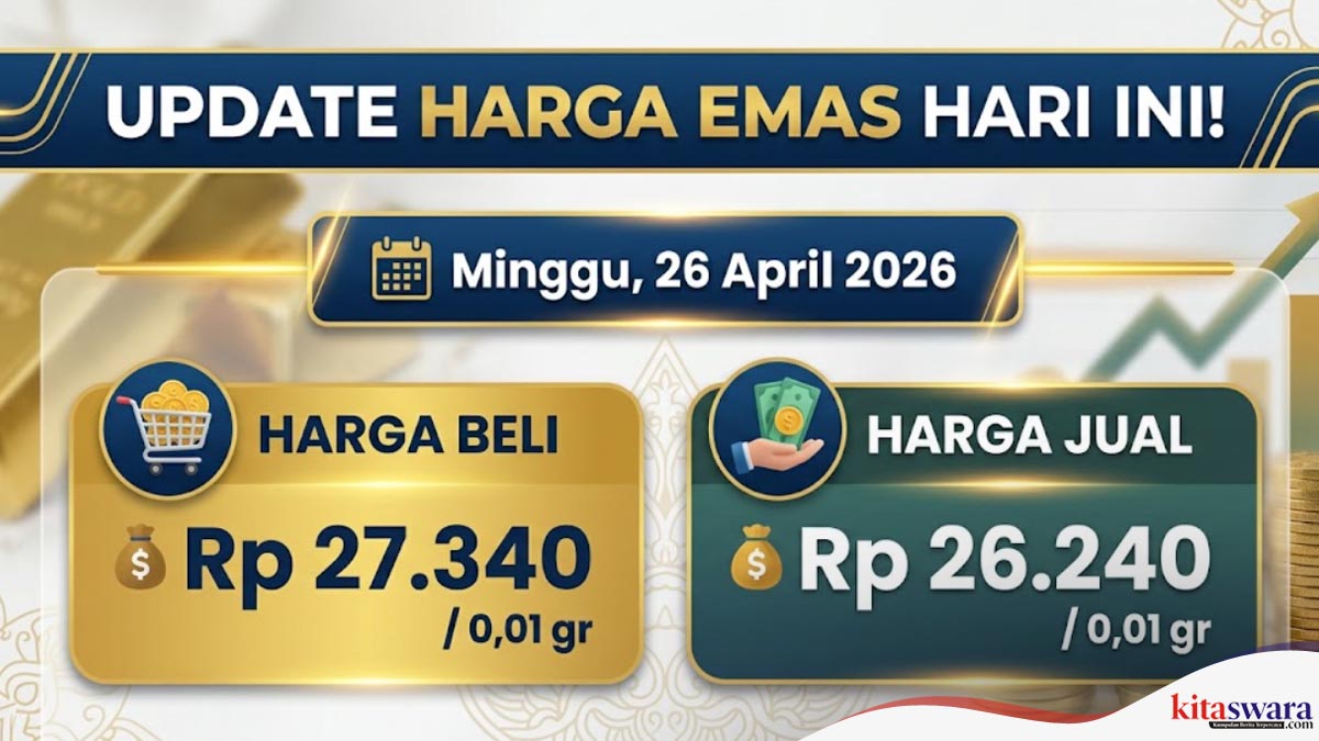harga emas hari ini 26 april 2026