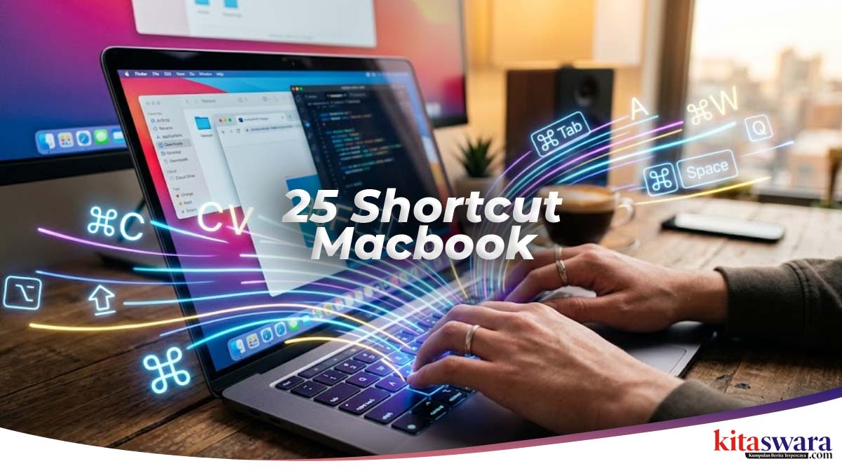 25 Shortcut MacBook Paling Banyak Digunakan, Cara Simpel Bikin Kerja Lebih Cepat