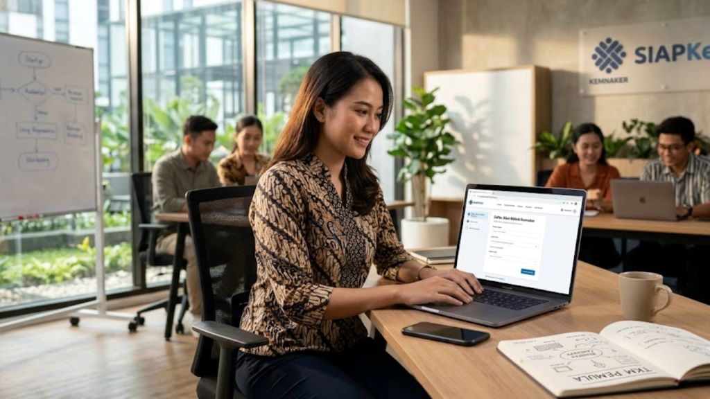 Cara Daftar Akun Bizhub Kemnaker Lewat SIAPKerja