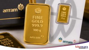 Harga Emas Antam Hari Ini 16 Mei 2026 Turun Tajam, Anjlok Rp50.000 per Gram