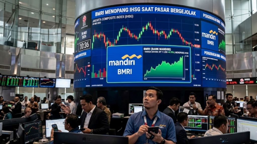 Harga Saham BMRI Hari Ini 20 Mei 2026 Diburu Investor, Bank Mandiri Jadi Penopang IHSG Saat Pasar Bergejolak