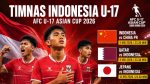 Jadwal Timnas Indonesia U-17 di AFC U-17 Asian Cup 2026 Live Vision+