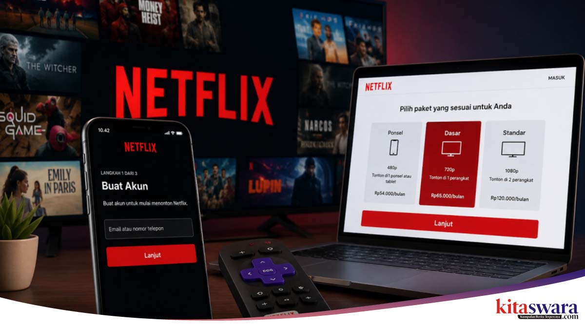 cara daftar neflix terbaru