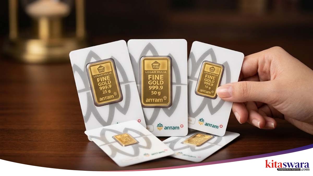 Harga Emas Hari Ini 2 Mei 2026 Naik Tipis, Antam Bertahan di Level Tinggi Rp2,9 Juta per Gram