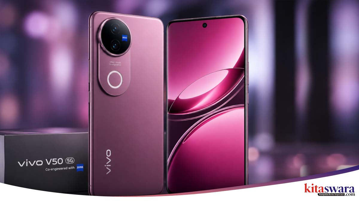 Begini Spek dan Harga vivo V50 Pro Terbaru 2026, Kamera ZEISS Jadi Andalan di Kelas Mid-Range Premium