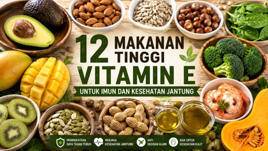 12 Makanan Tinggi Vitamin E yang Diam-Diam Jadi Kunci Imun Kuat dan Jantung Sehat