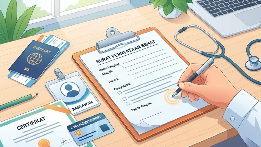 Jangan Sampai Ditolak, Ini Cara Mengisi Surat Pernyataan Sehat untuk Berbagai Keperluan